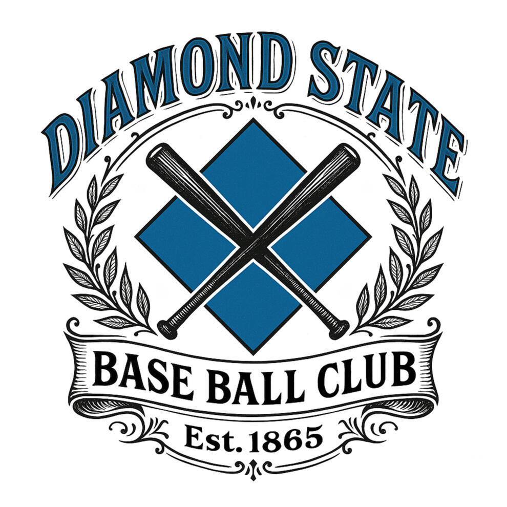 Diamond State Base Ball Club logo Delaware vintage base ball